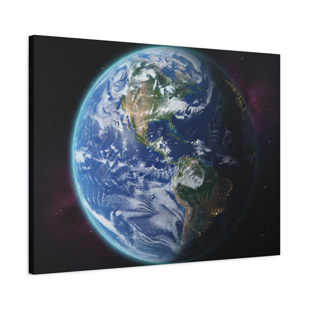 Stunning Earth From Space Wall Art