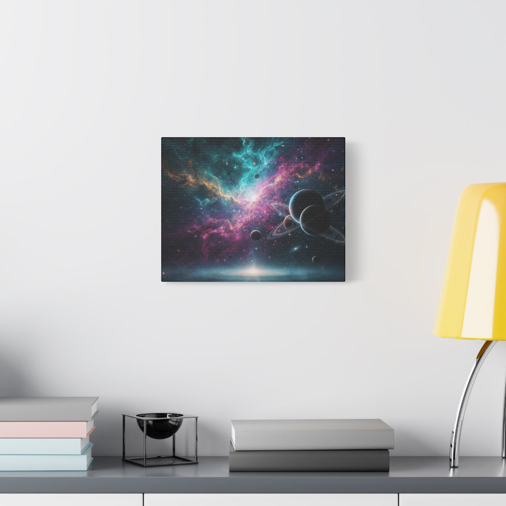 Cosmic Nebula "Stunning" Canvas Print — Galaxy Planets Wall Art