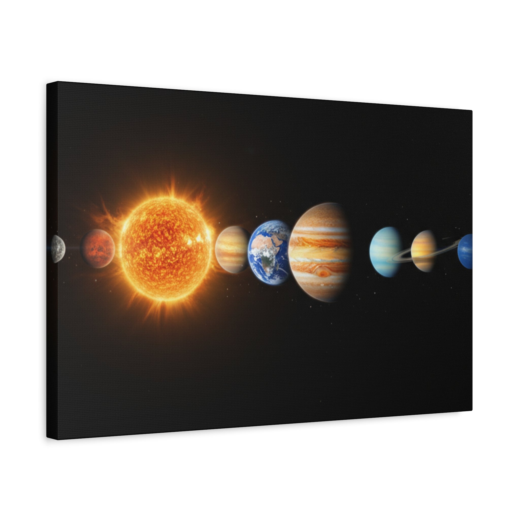 Solar System Stunning Canvas Print — Jaw-Dropping Space Wall Art