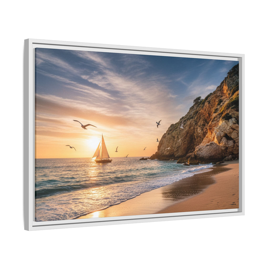 Sunset Sail Beach Landscape - Stunning Image!