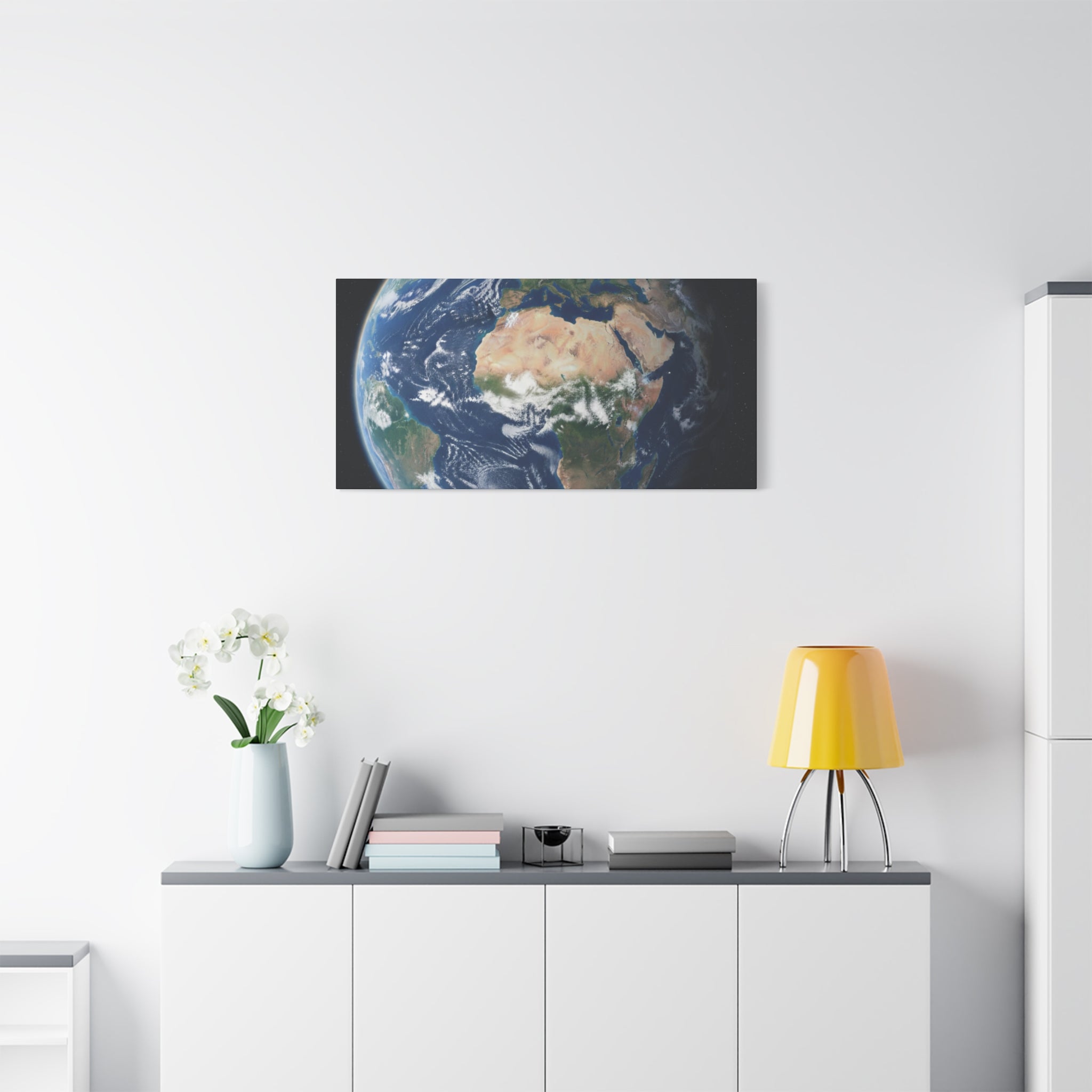 Earth from Space Stunning Image — Planet Globe Wall Art, Africa View