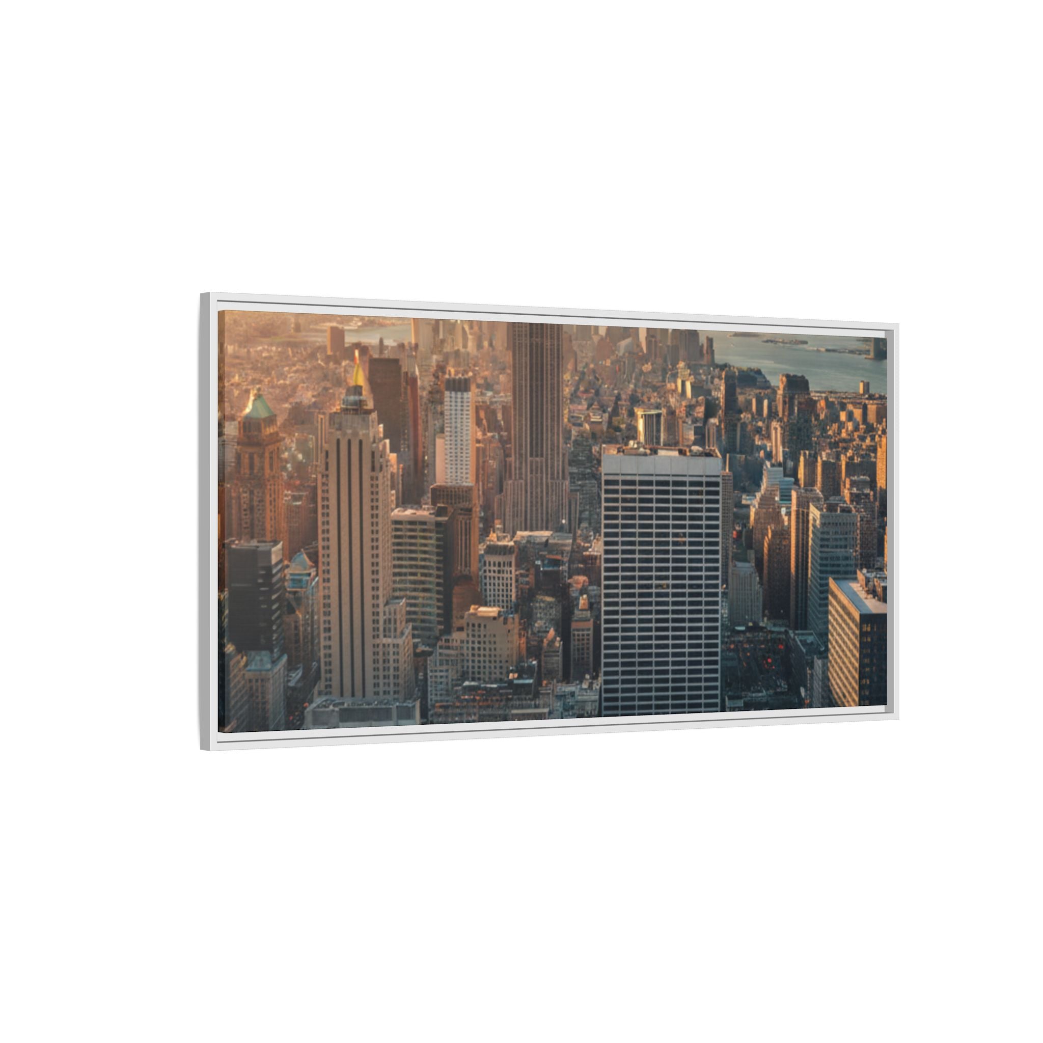 New York City Skyline at Sunset - Framed Art