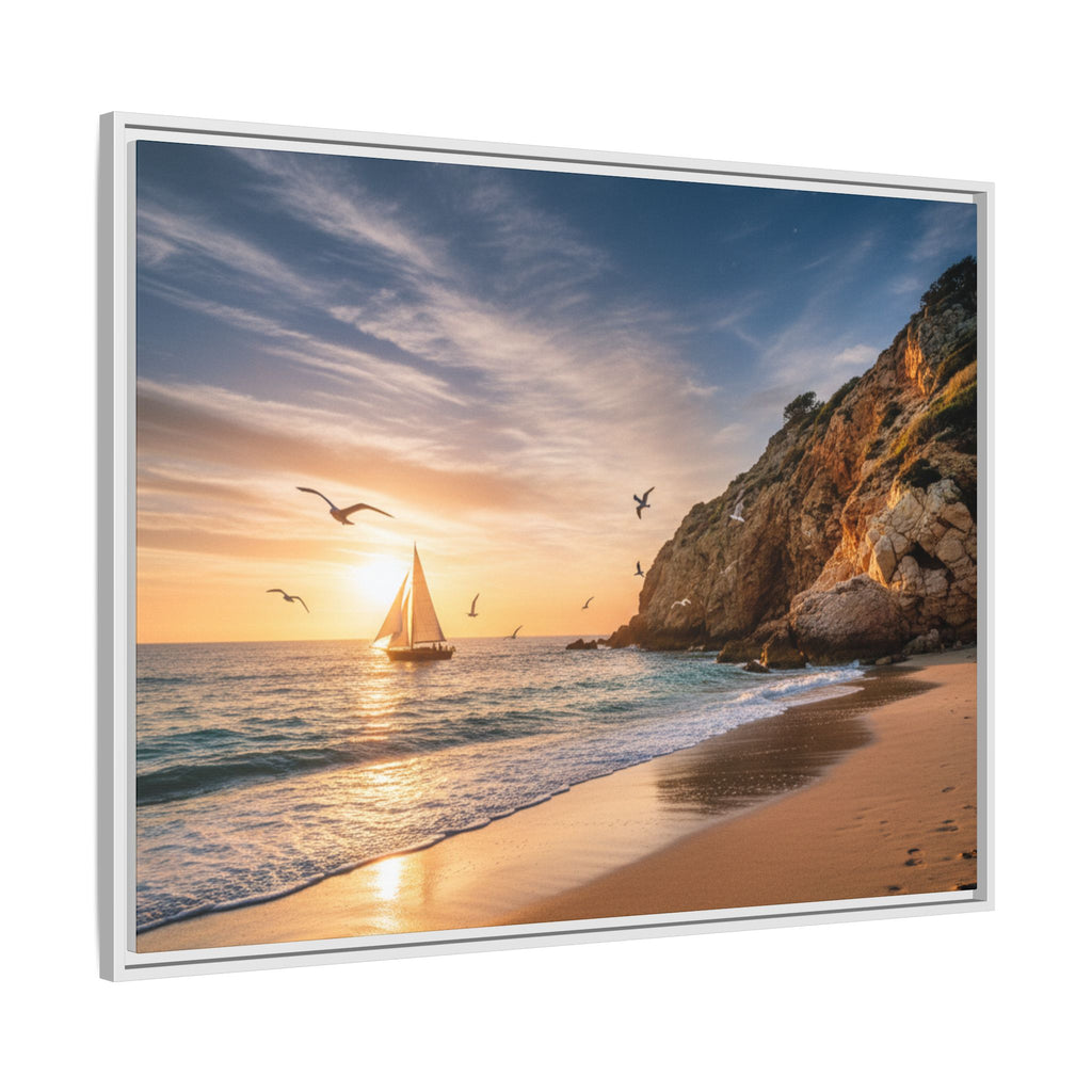 Sunset Sail Beach Landscape - Stunning Image!