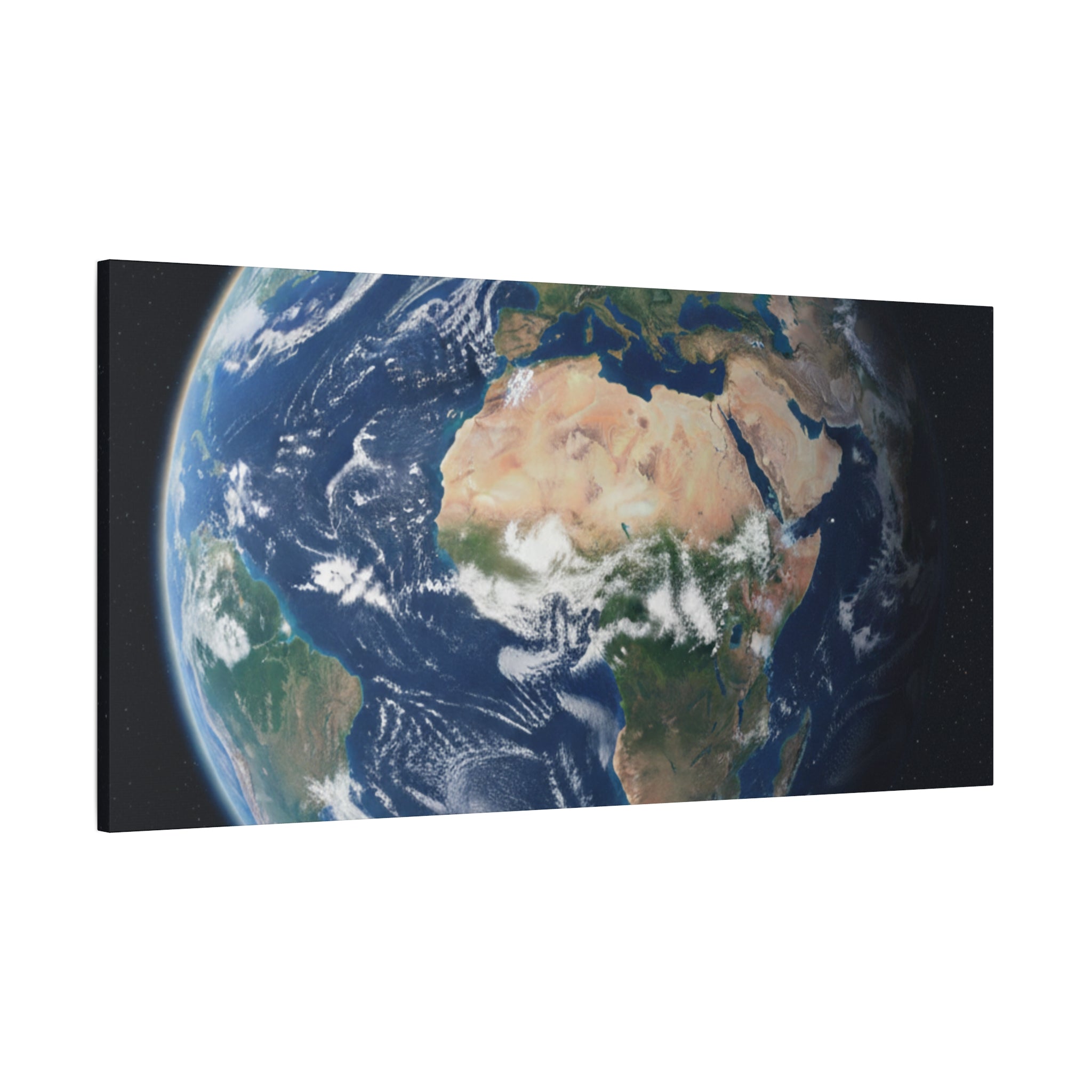 Earth from Space Stunning Image — Planet Globe Wall Art, Africa View