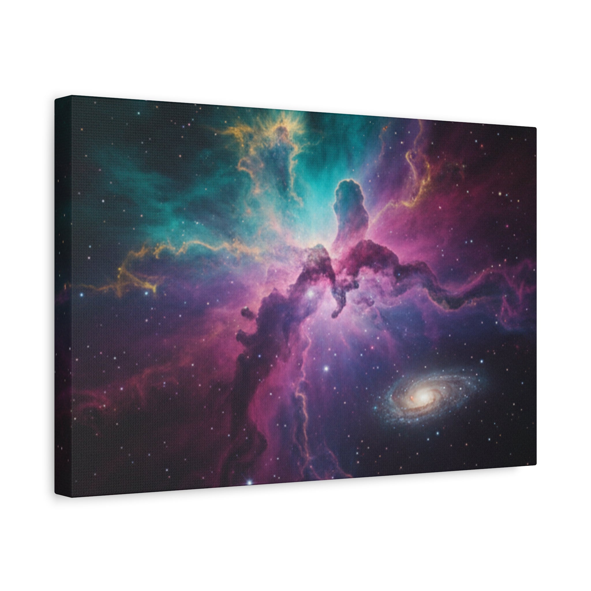 Galaxy Nebula Universe Print — Stretched Space Wall Art (1.25" Depth)