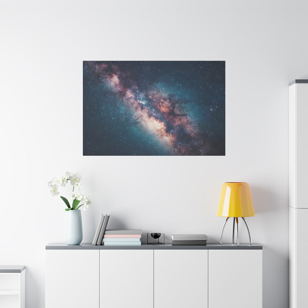 Milky Way Galaxy Canvas Wall Art — Stretched Space Photography Print