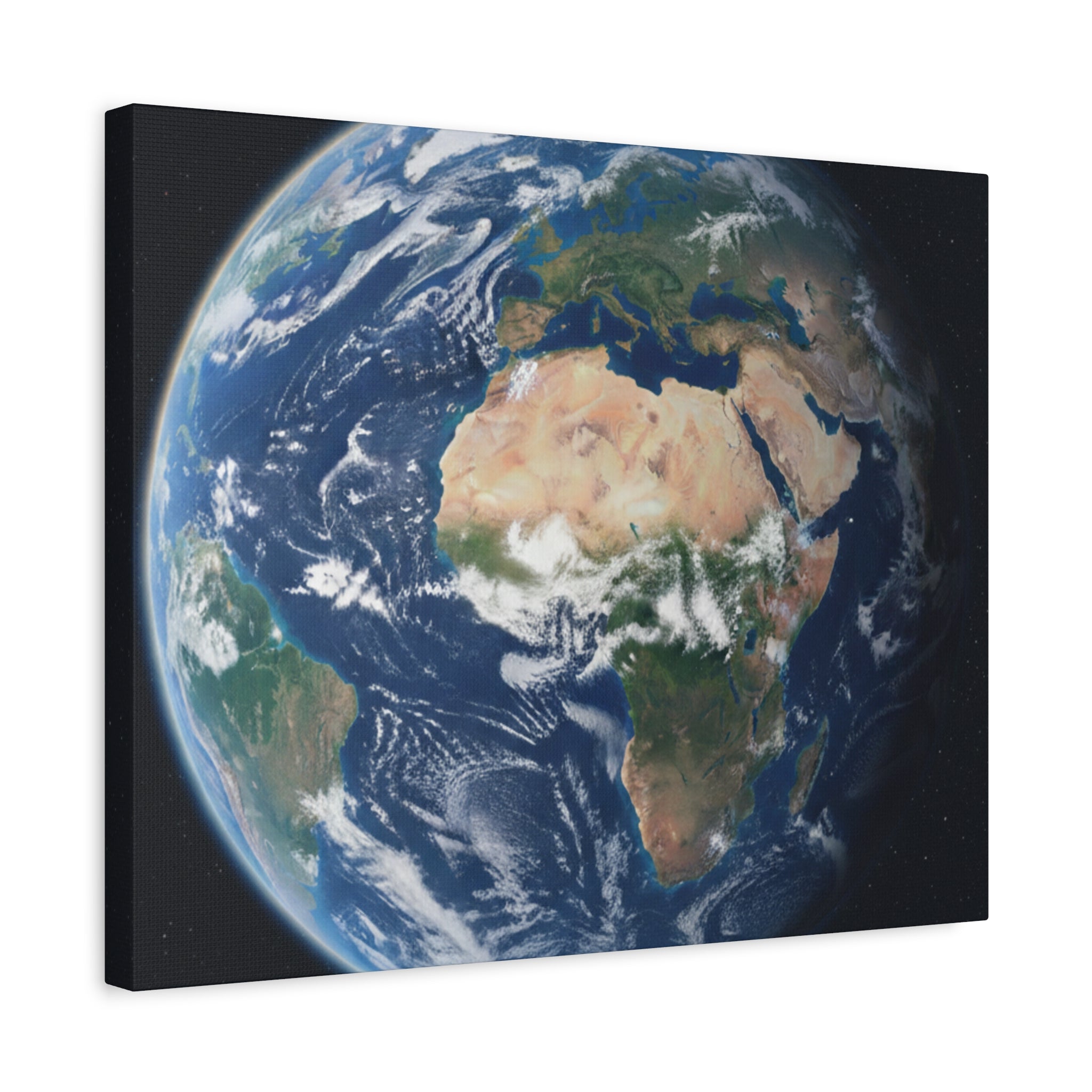 Earth from Space Stunning Image — Planet Globe Wall Art, Africa View