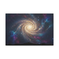 Spiral Galaxy Matte Canvas Wall Art – Stretched Space Nebula Print