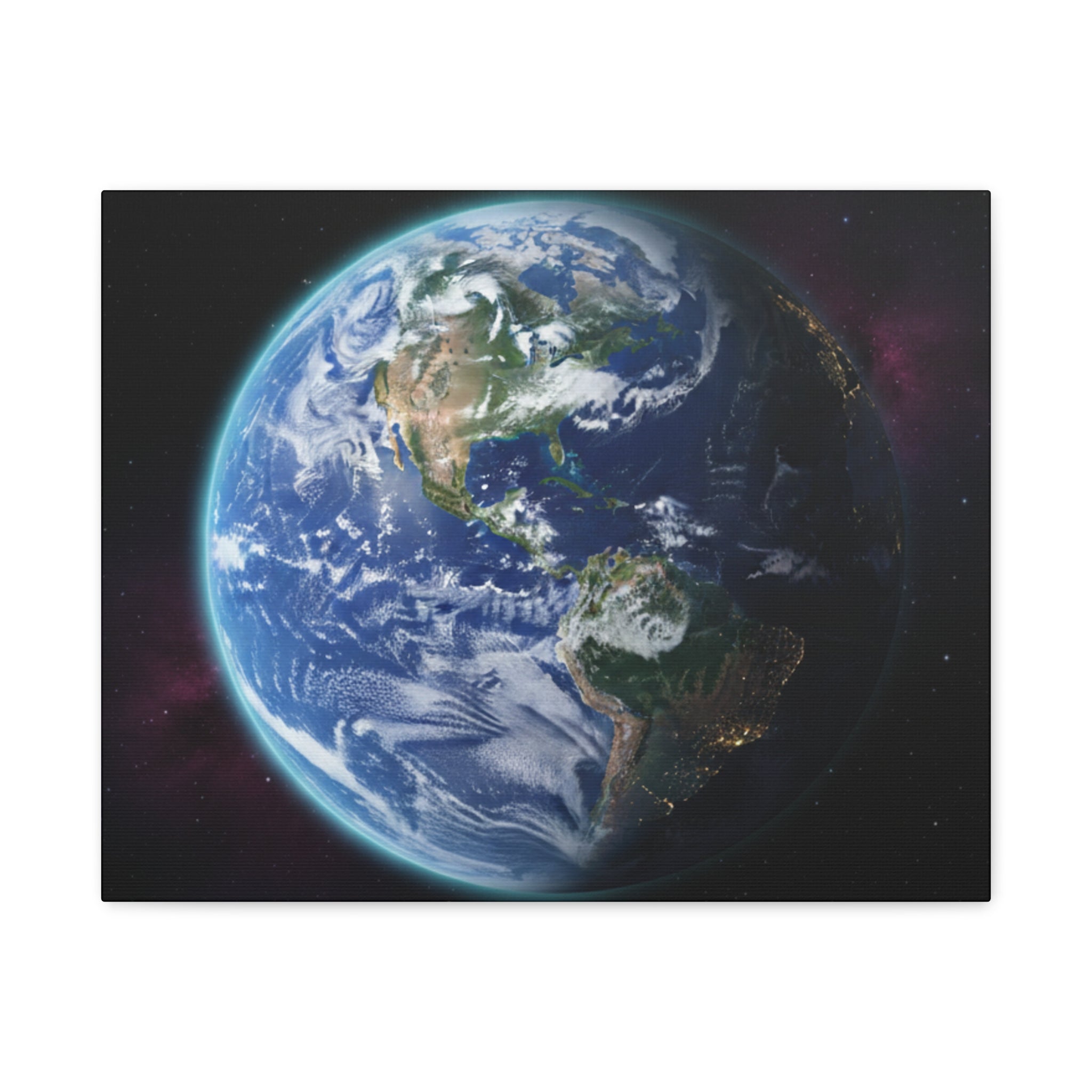 Stunning Earth From Space Wall Art