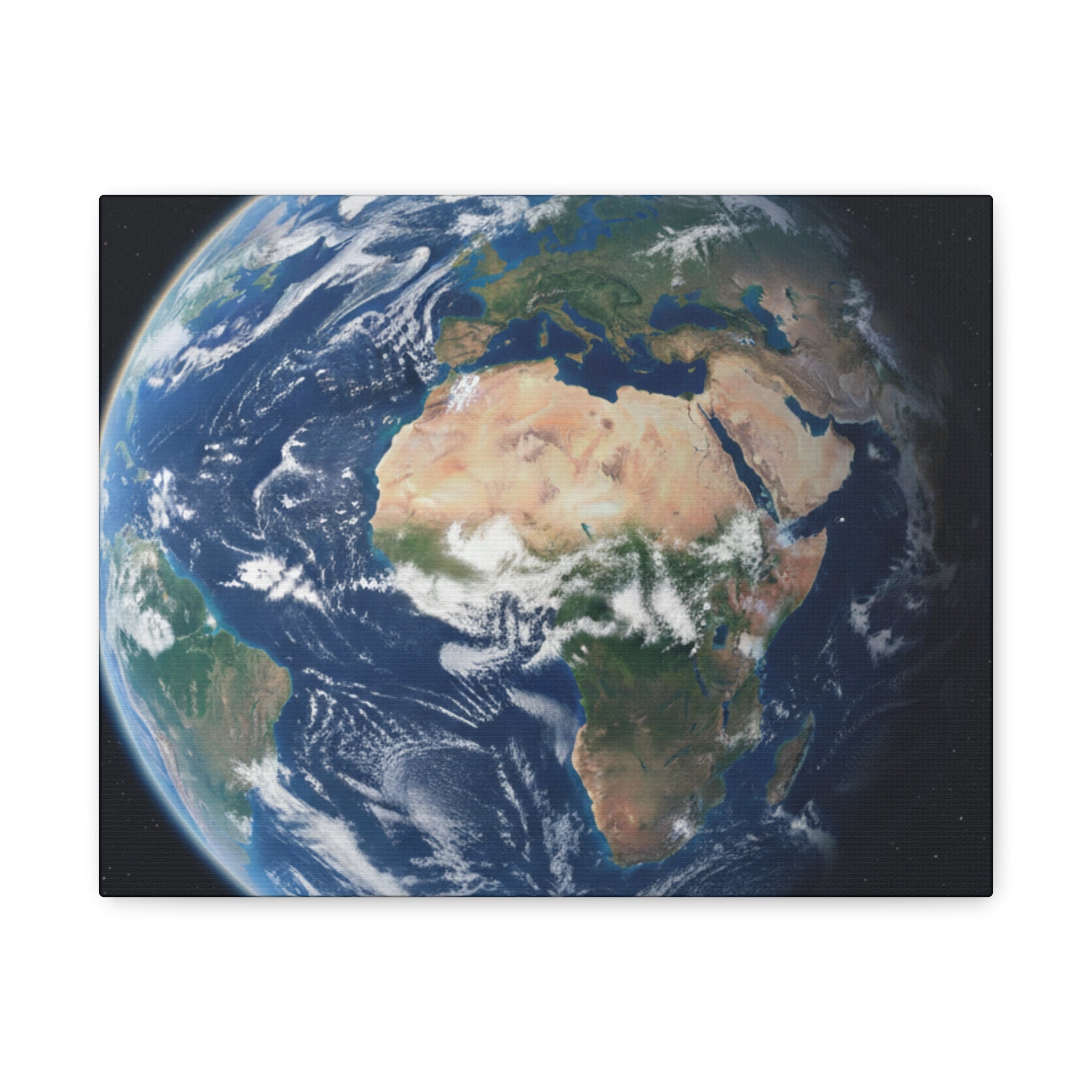 Earth from Space Stunning Image — Planet Globe Wall Art, Africa View