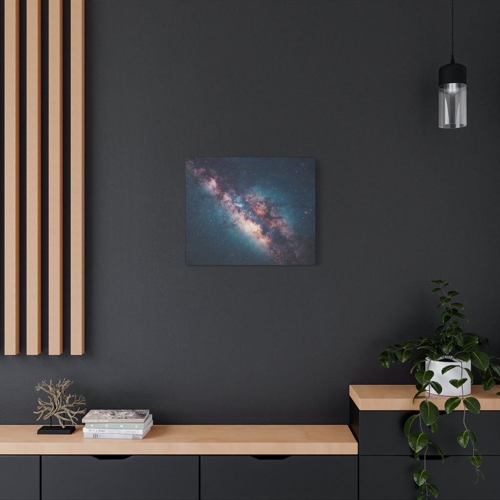 Milky Way Galaxy Canvas Wall Art — Stretched Space Photography Print