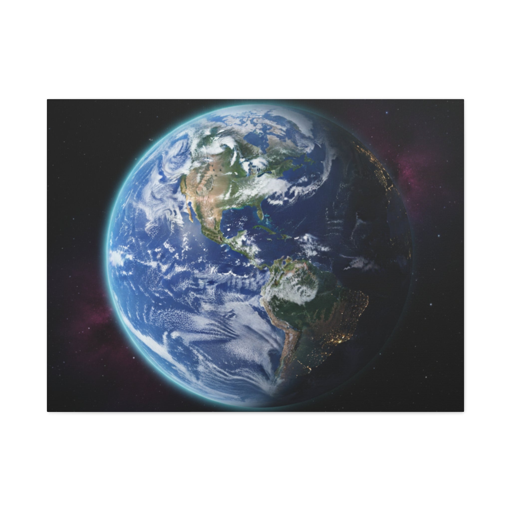 Stunning Earth From Space Wall Art