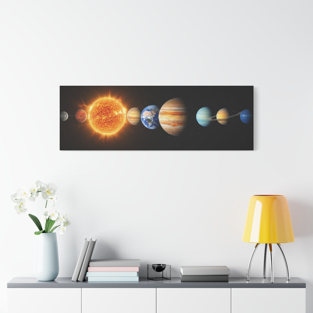 Solar System Stunning Canvas Print — Jaw-Dropping Space Wall Art