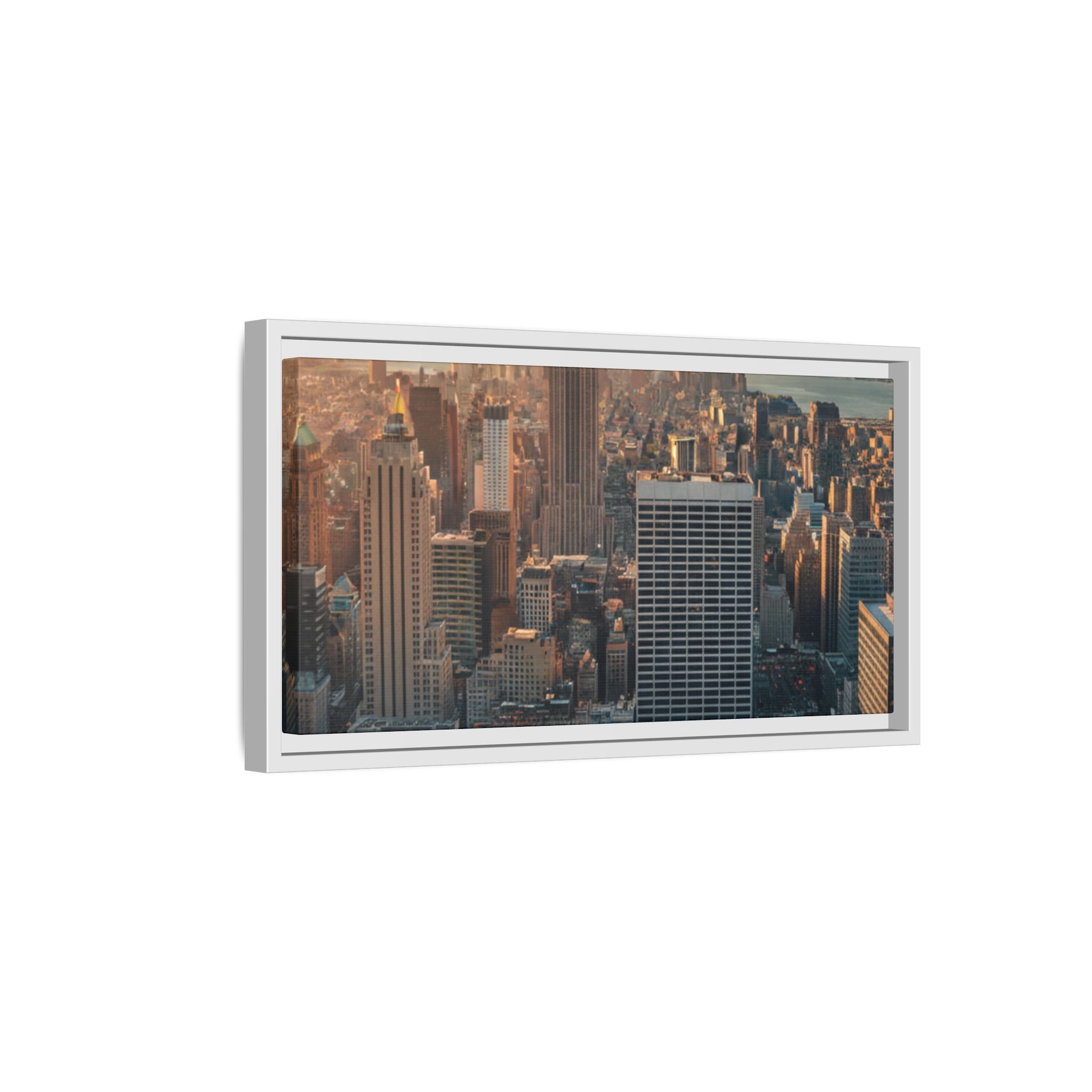 New York City Skyline at Sunset - Framed Art