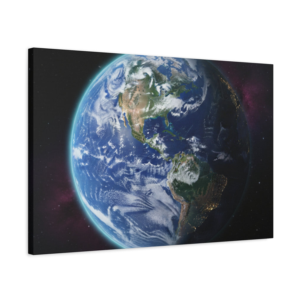 Stunning Earth From Space Wall Art