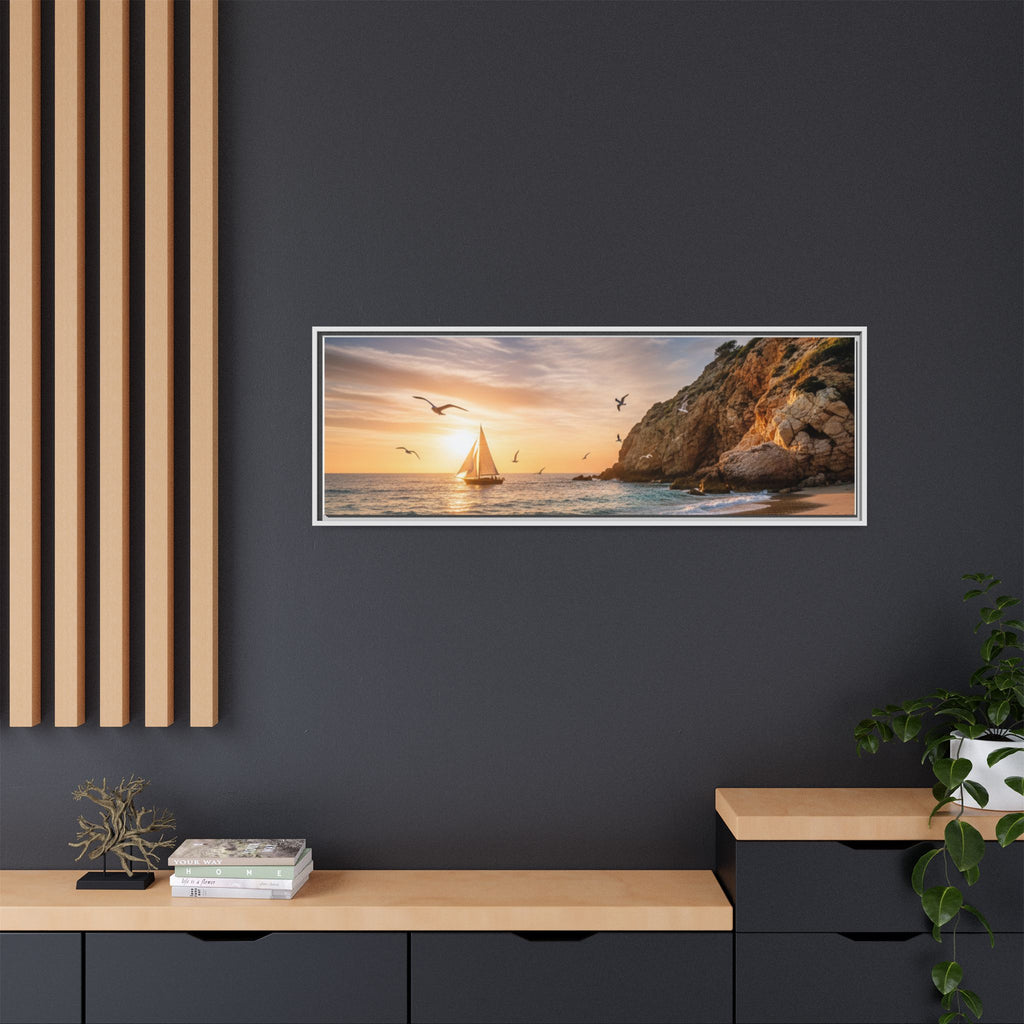 Sunset Sail Beach Landscape - Stunning Image!