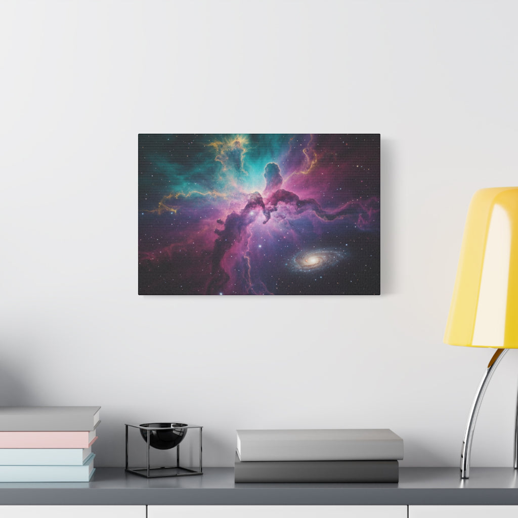 Galaxy Nebula Universe Print — Stretched Space Wall Art (1.25" Depth)