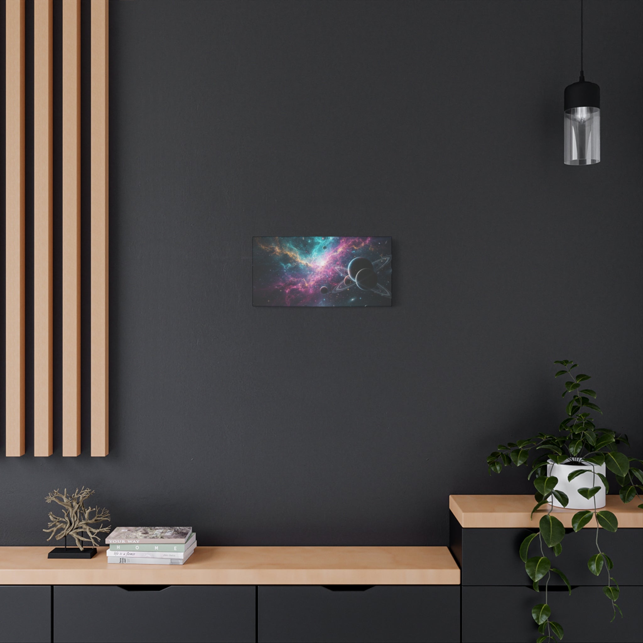 Cosmic Nebula "Stunning" Canvas Print — Galaxy Planets Wall Art