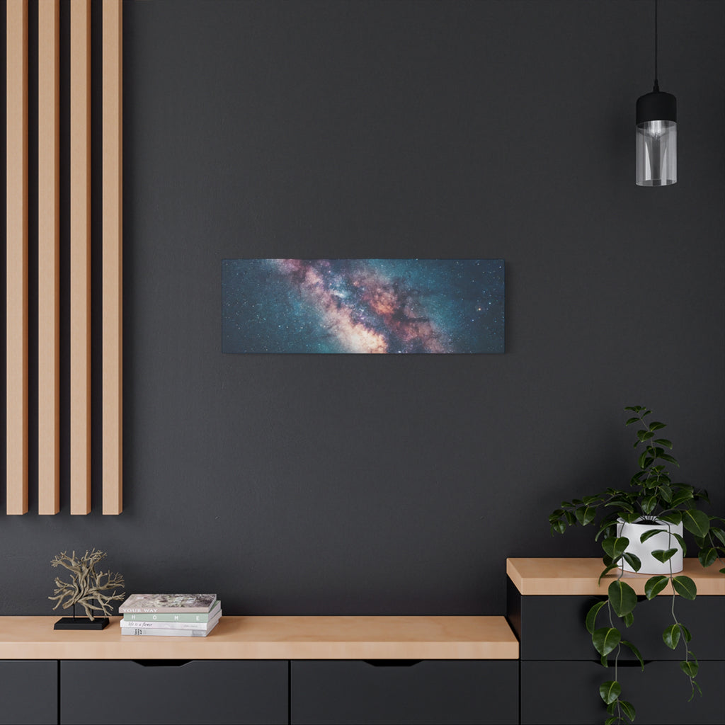 Milky Way Galaxy Canvas Wall Art — Stretched Space Photography Print