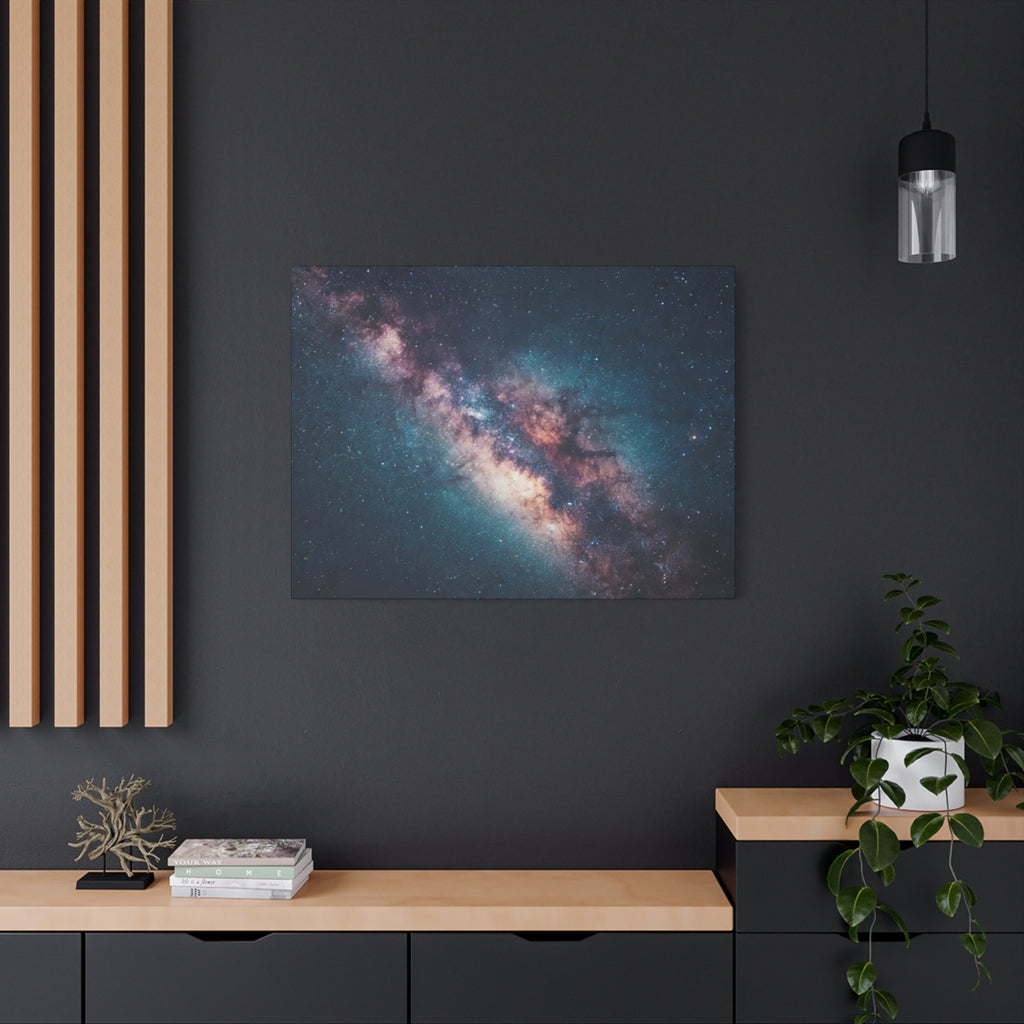Milky Way Galaxy Canvas Wall Art — Stretched Space Photography Print
