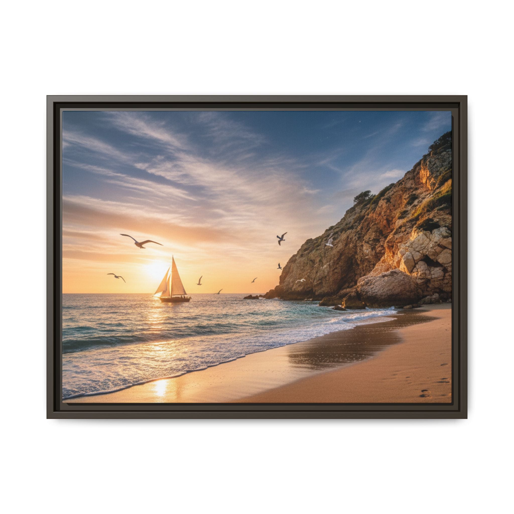 Sunset Sail Beach Landscape - Stunning Image!