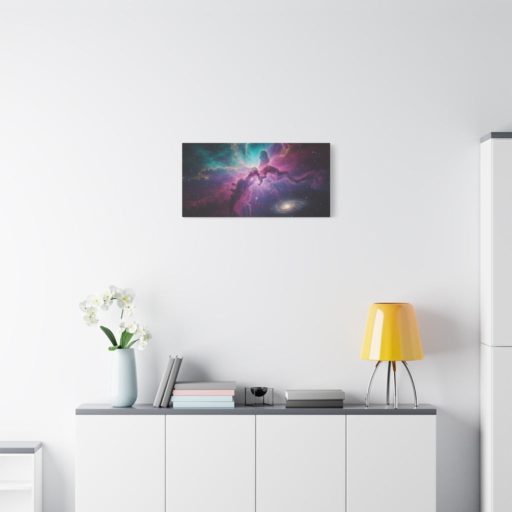 Galaxy Nebula Universe Print — Stretched Space Wall Art (1.25" Depth)