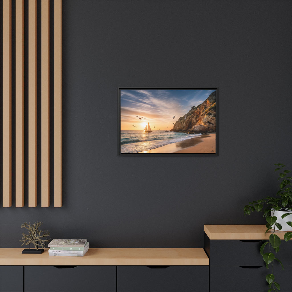 Sunset Sail Beach Landscape - Stunning Image!