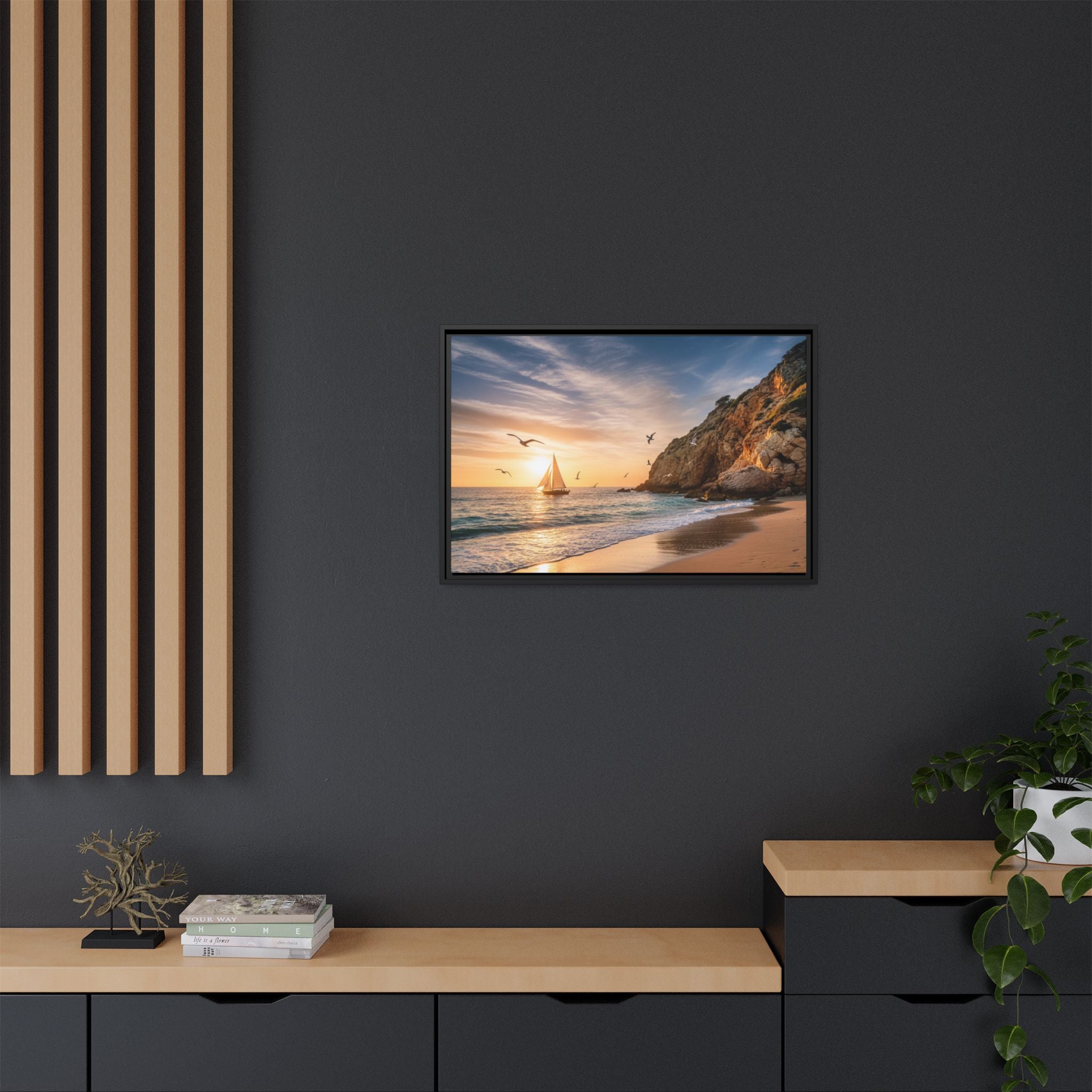 Sunset Sail Beach Landscape - Stunning Image!