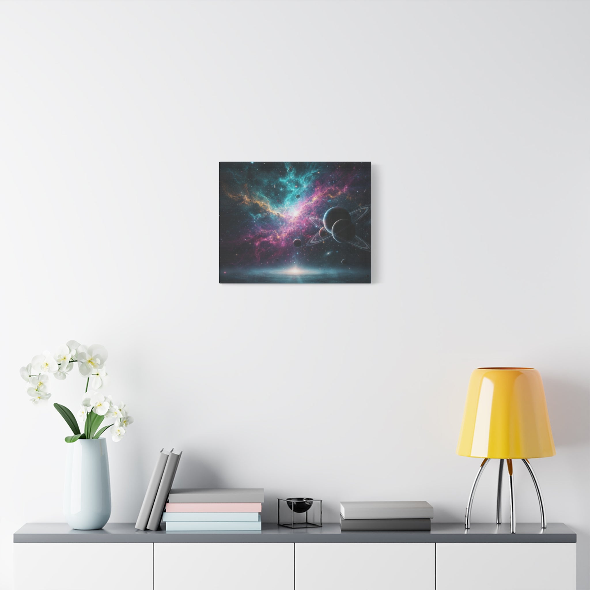Cosmic Nebula "Stunning" Canvas Print — Galaxy Planets Wall Art