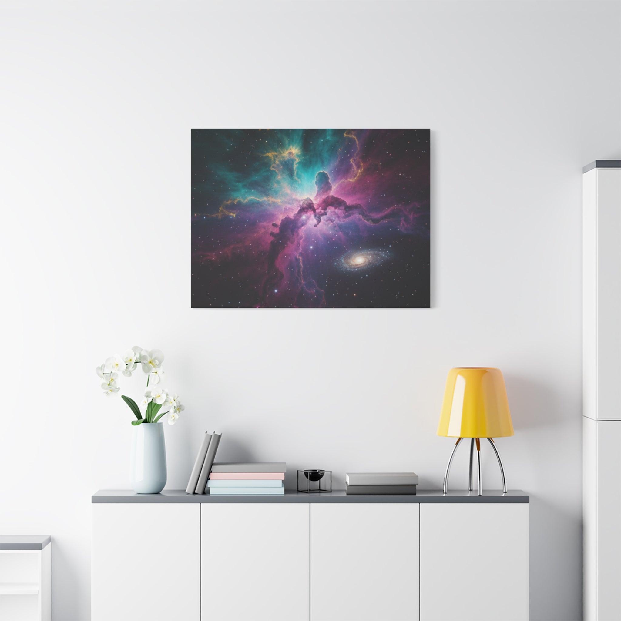 Galaxy Nebula Universe Print — Stretched Space Wall Art (1.25" Depth)