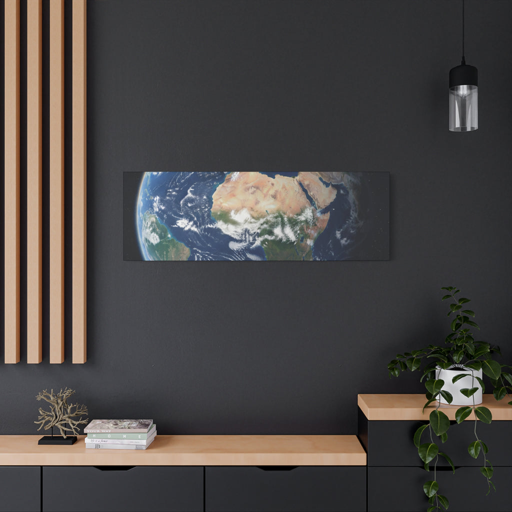 Earth from Space Stunning Image — Planet Globe Wall Art, Africa View