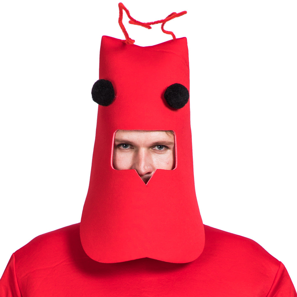 Stage props performance costume red lobster cosplay Halloween party