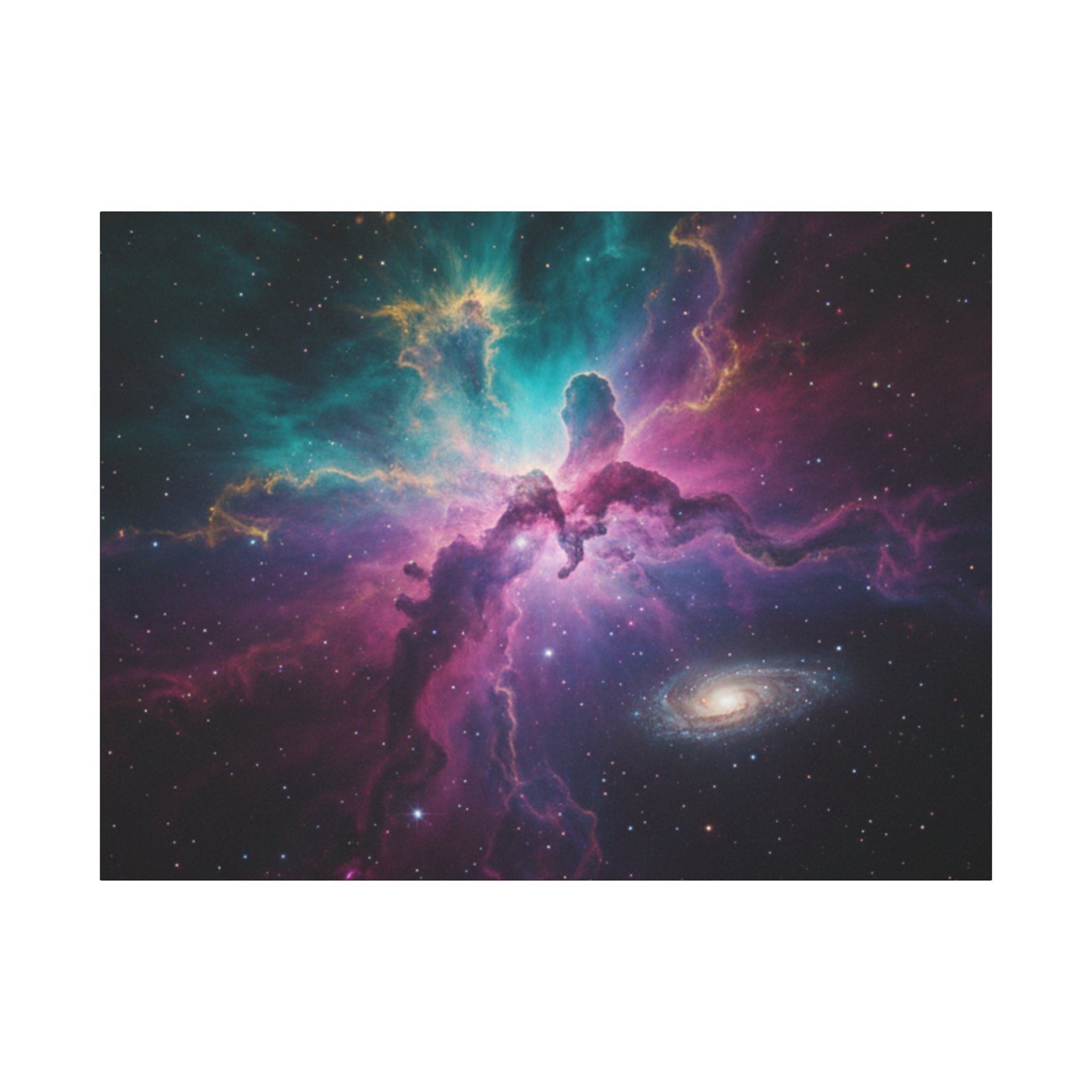 Galaxy Nebula Universe Print — Stretched Space Wall Art (1.25" Depth)
