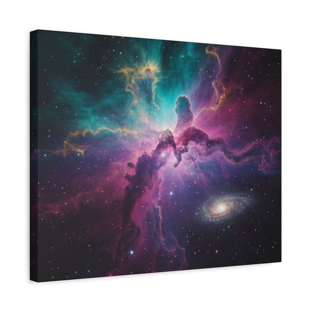Galaxy Nebula Universe Print — Stretched Space Wall Art (1.25" Depth)