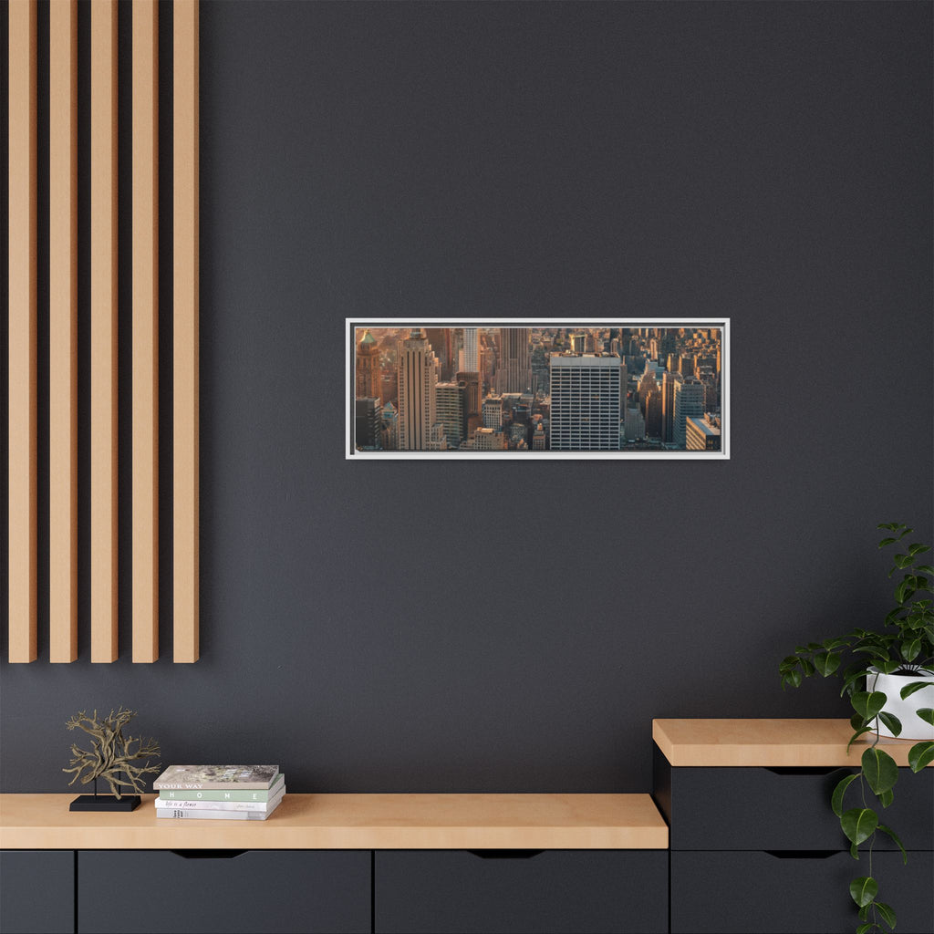 New York City Skyline at Sunset - Framed Art