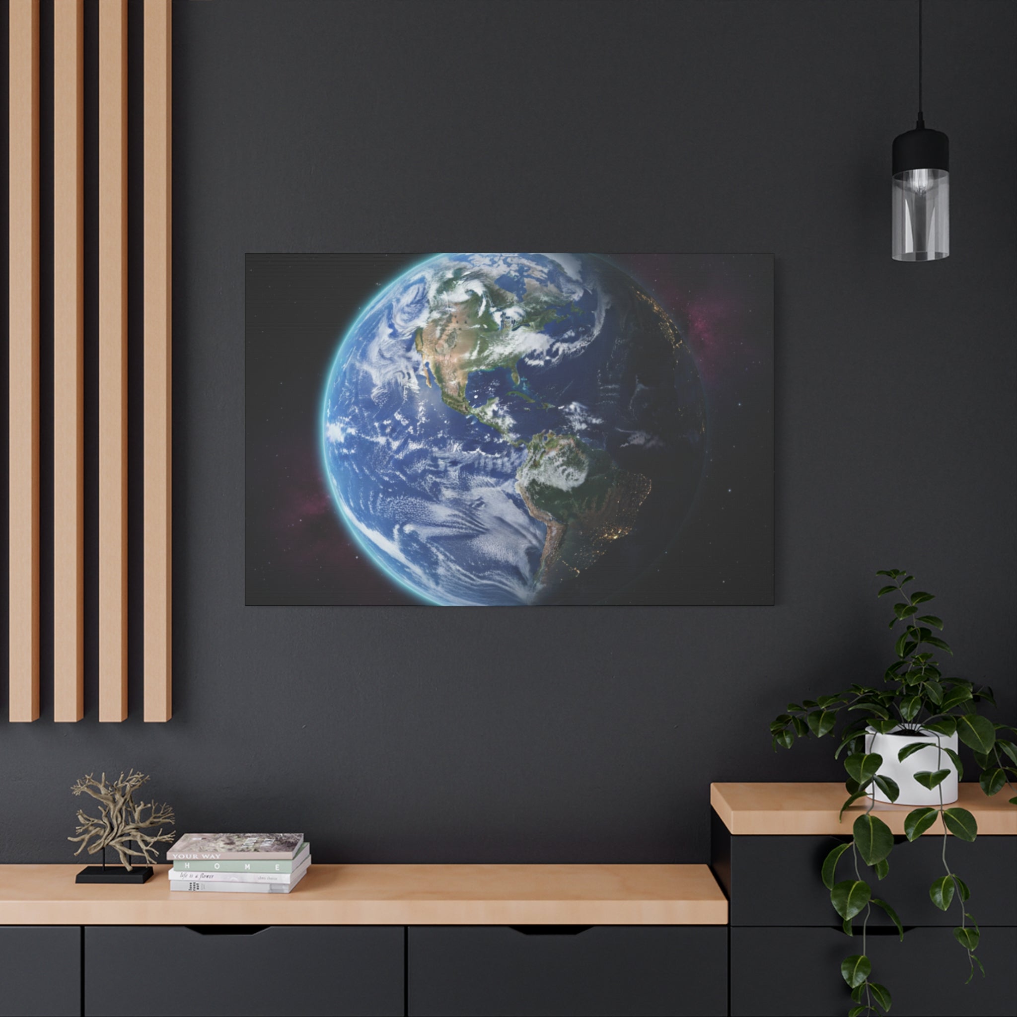 Stunning Earth From Space Wall Art
