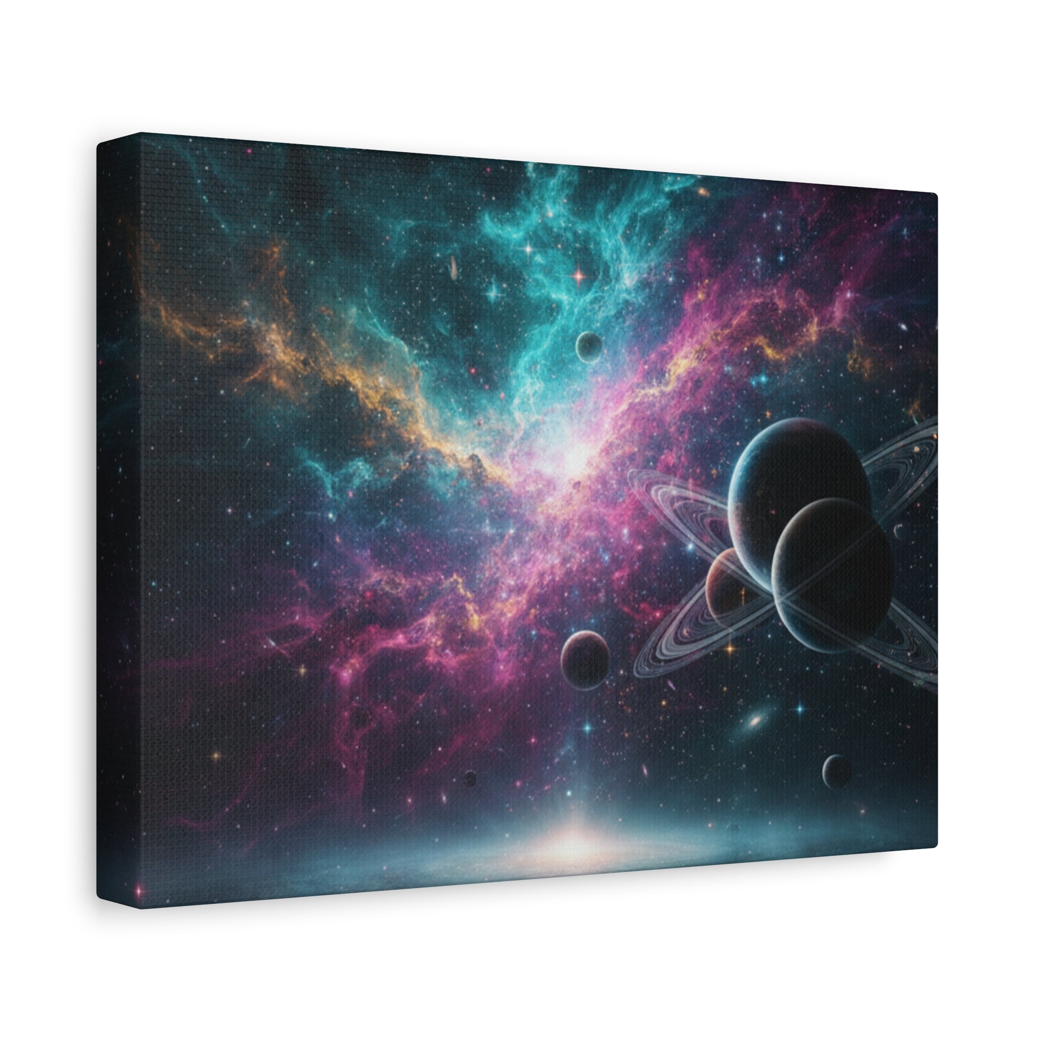 Cosmic Nebula "Stunning" Canvas Print — Galaxy Planets Wall Art