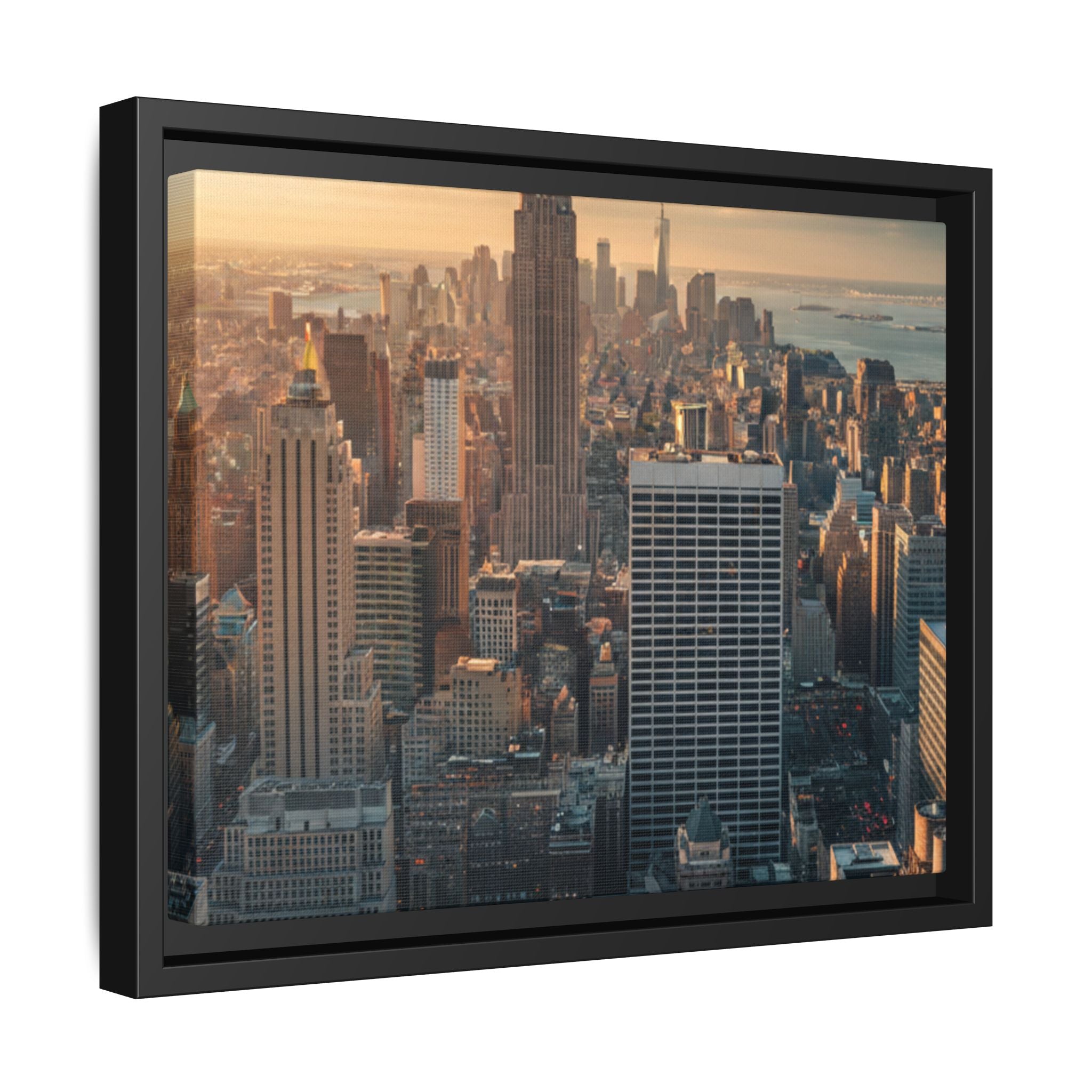 New York City Skyline at Sunset - Framed Art