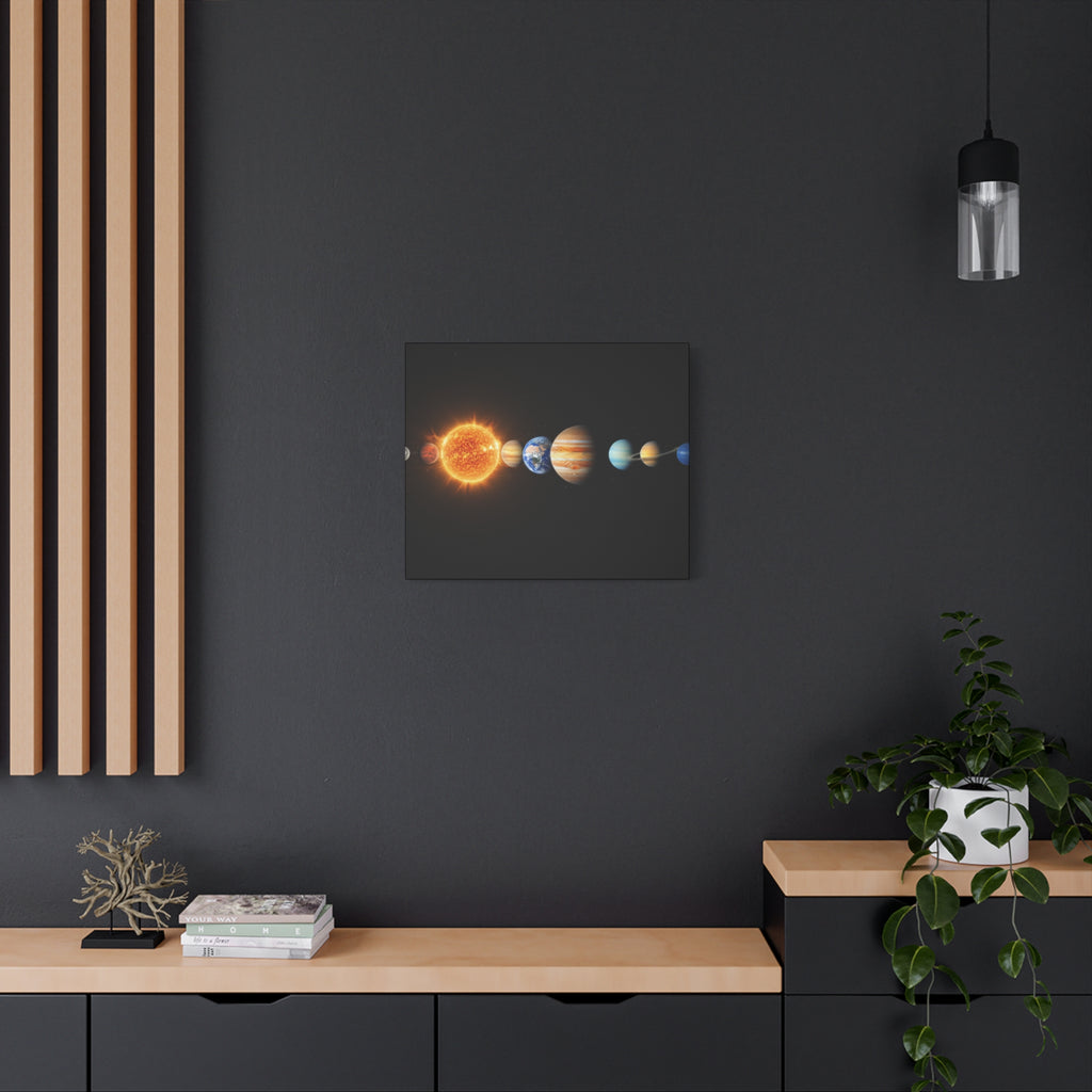 Solar System Stunning Canvas Print — Jaw-Dropping Space Wall Art