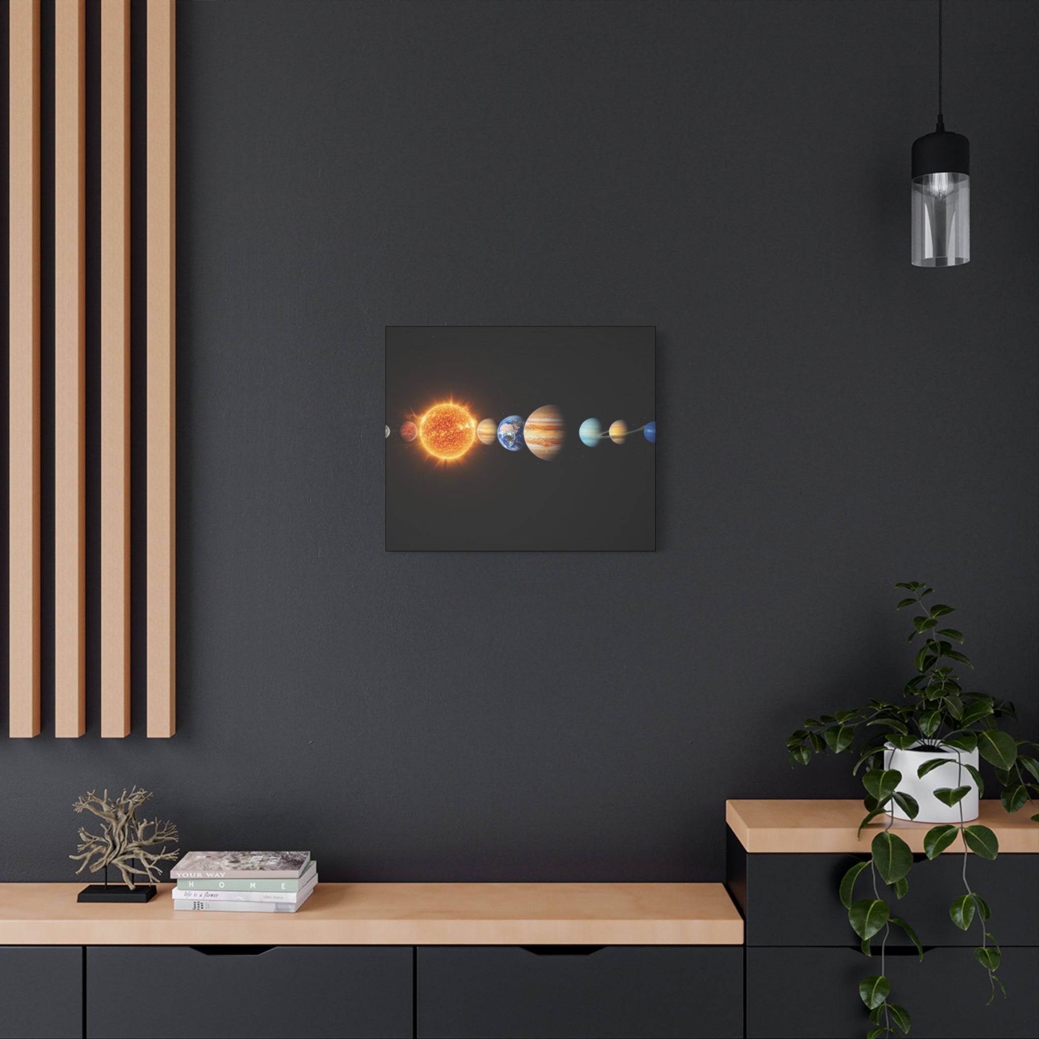 Solar System Stunning Canvas Print — Jaw-Dropping Space Wall Art