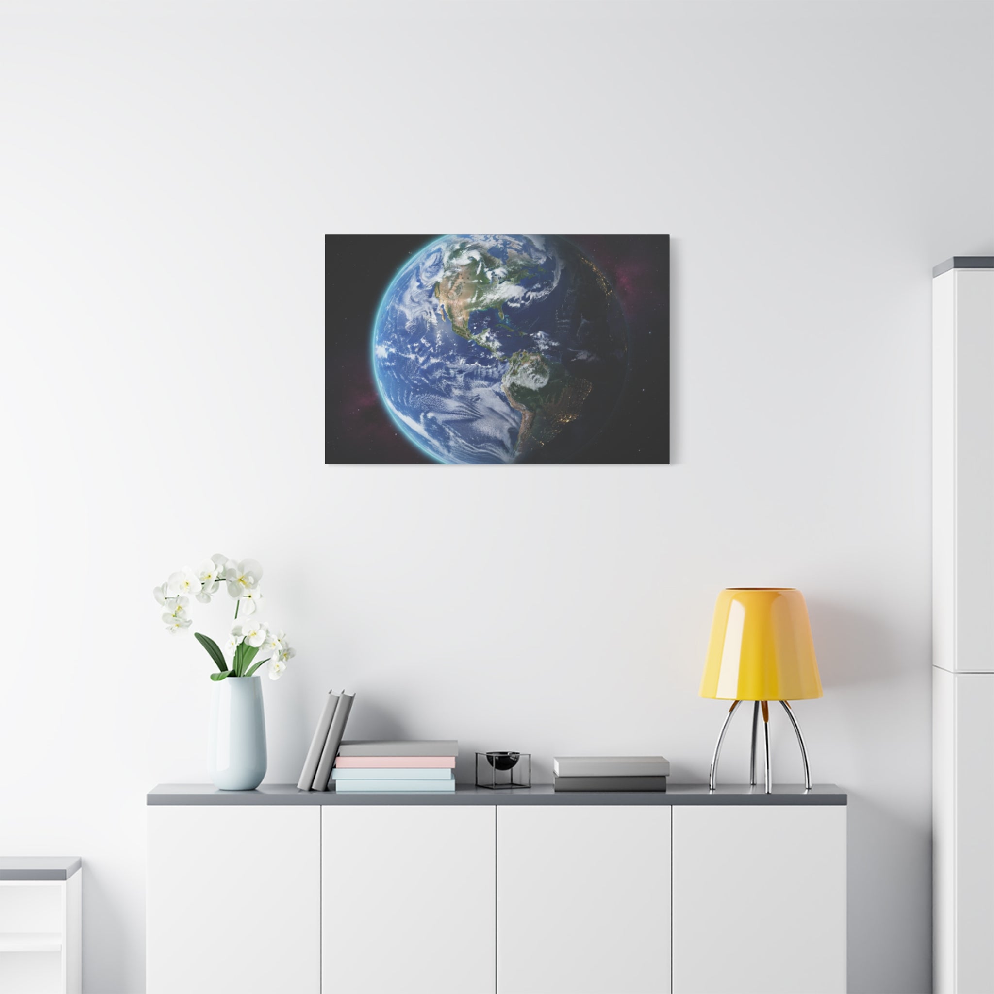 Stunning Earth From Space Wall Art