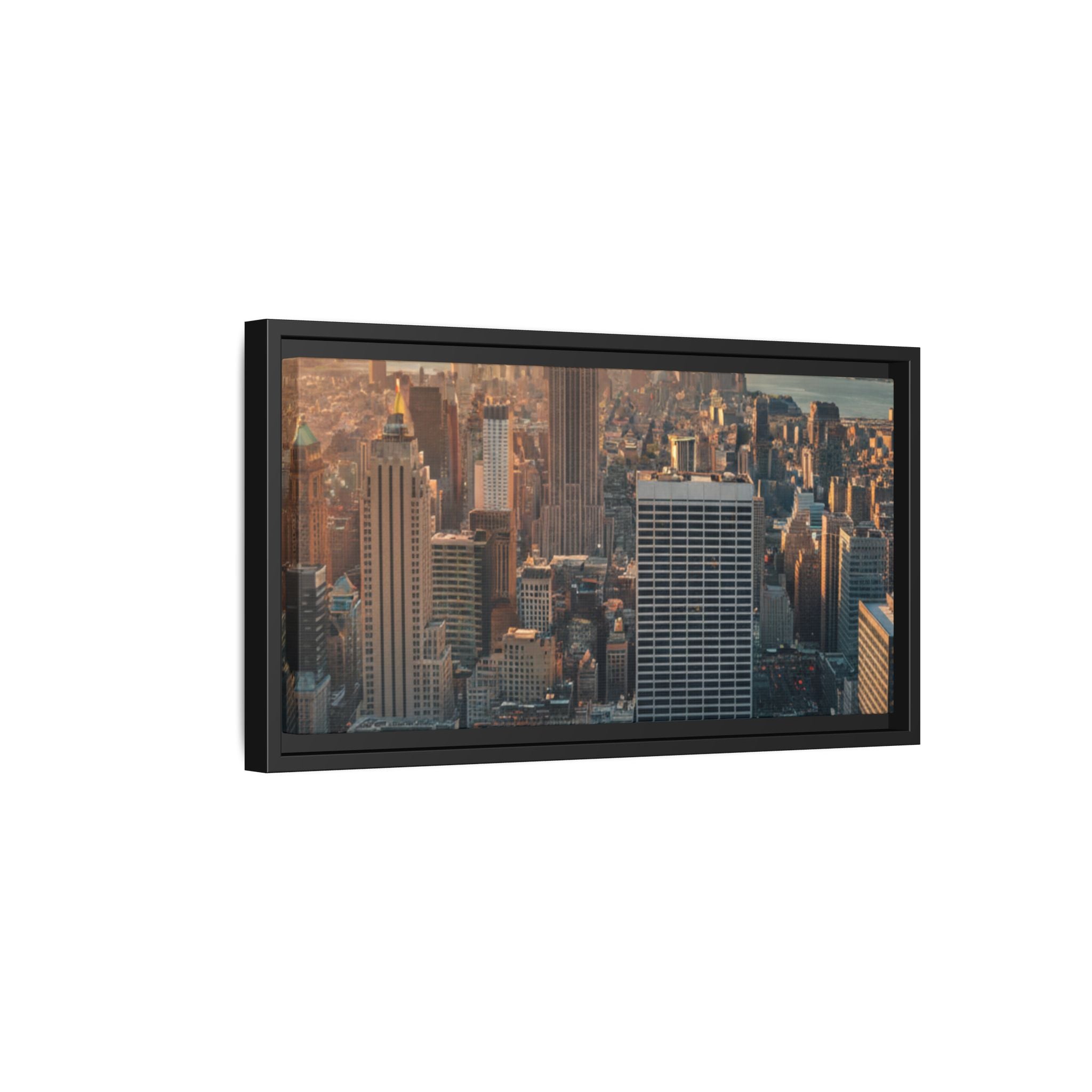 New York City Skyline at Sunset - Framed Art