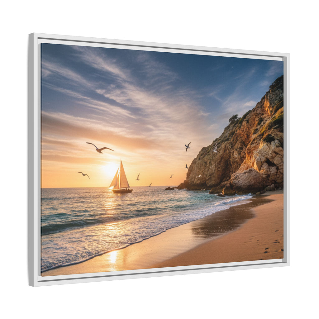 Sunset Sail Beach Landscape - Stunning Image!