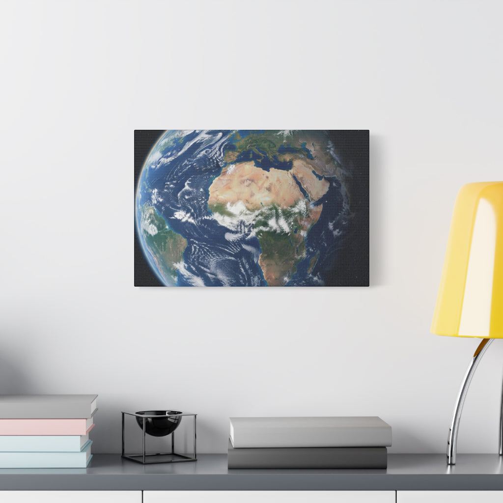 Earth from Space Stunning Image — Planet Globe Wall Art, Africa View