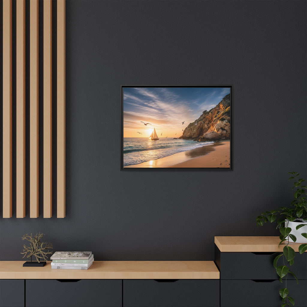 Sunset Sail Beach Landscape - Stunning Image!