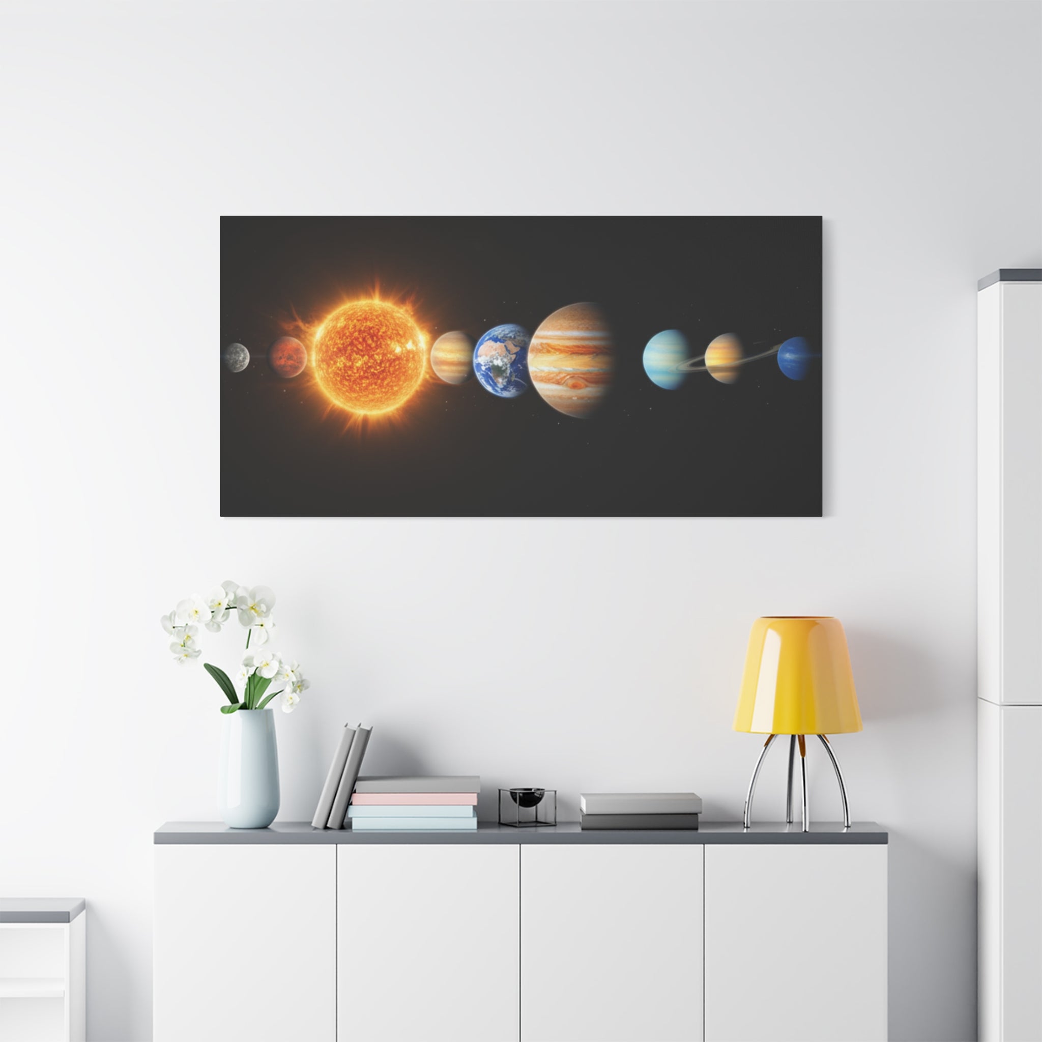 Solar System Stunning Canvas Print — Jaw-Dropping Space Wall Art