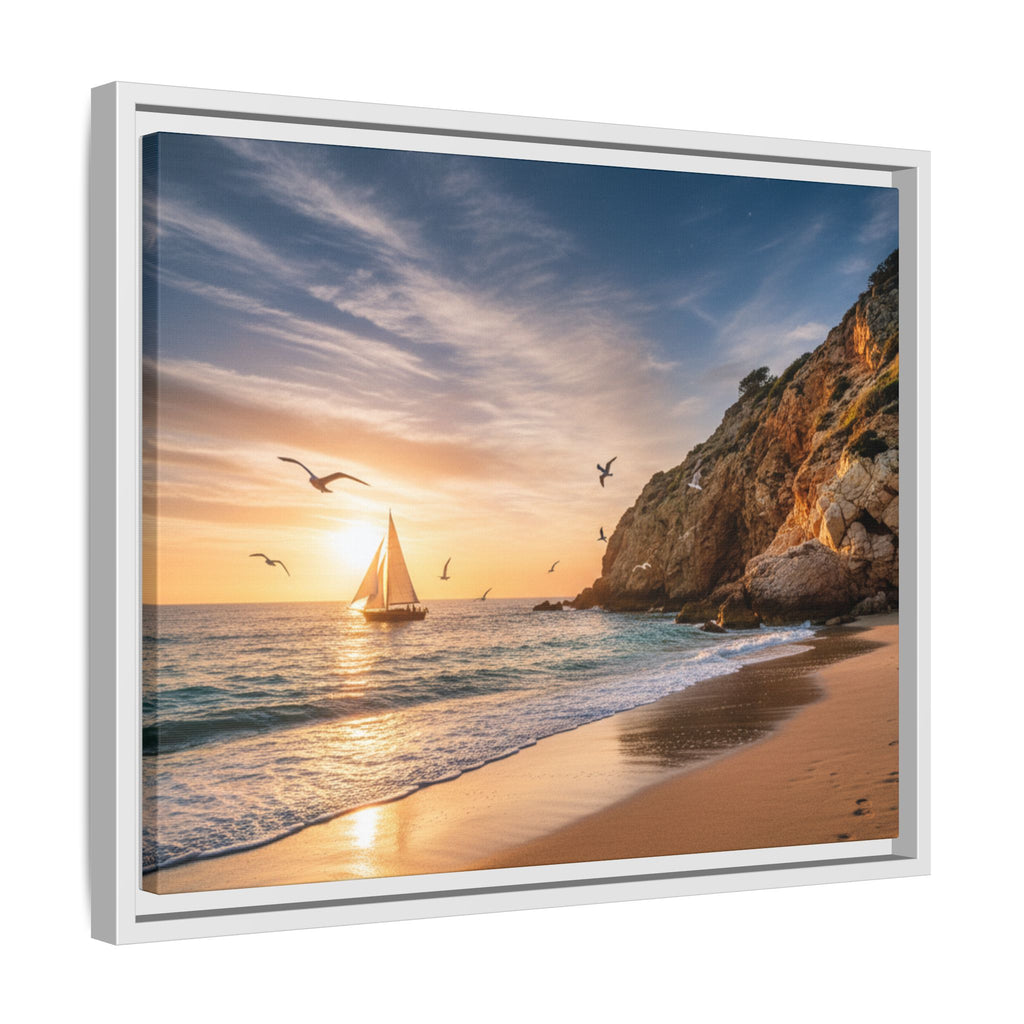 Sunset Sail Beach Landscape - Stunning Image!