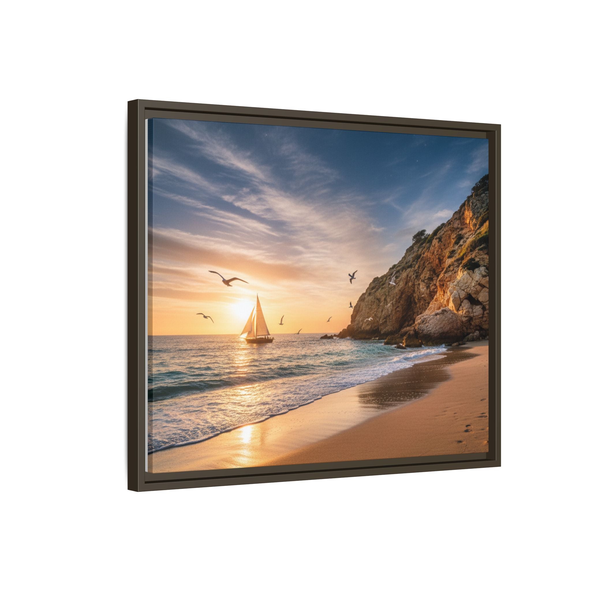 Sunset Sail Beach Landscape - Stunning Image!