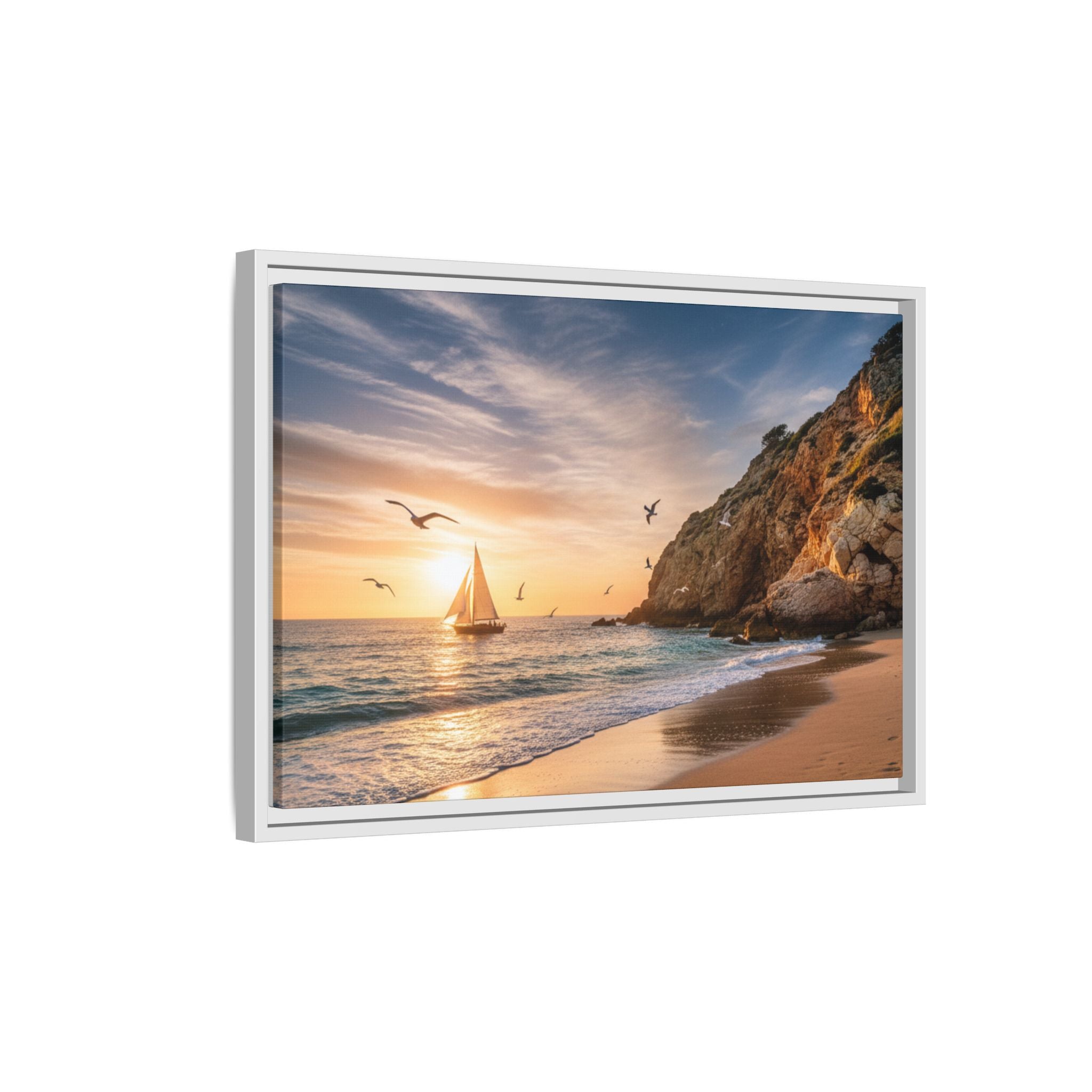 Sunset Sail Beach Landscape - Stunning Image!