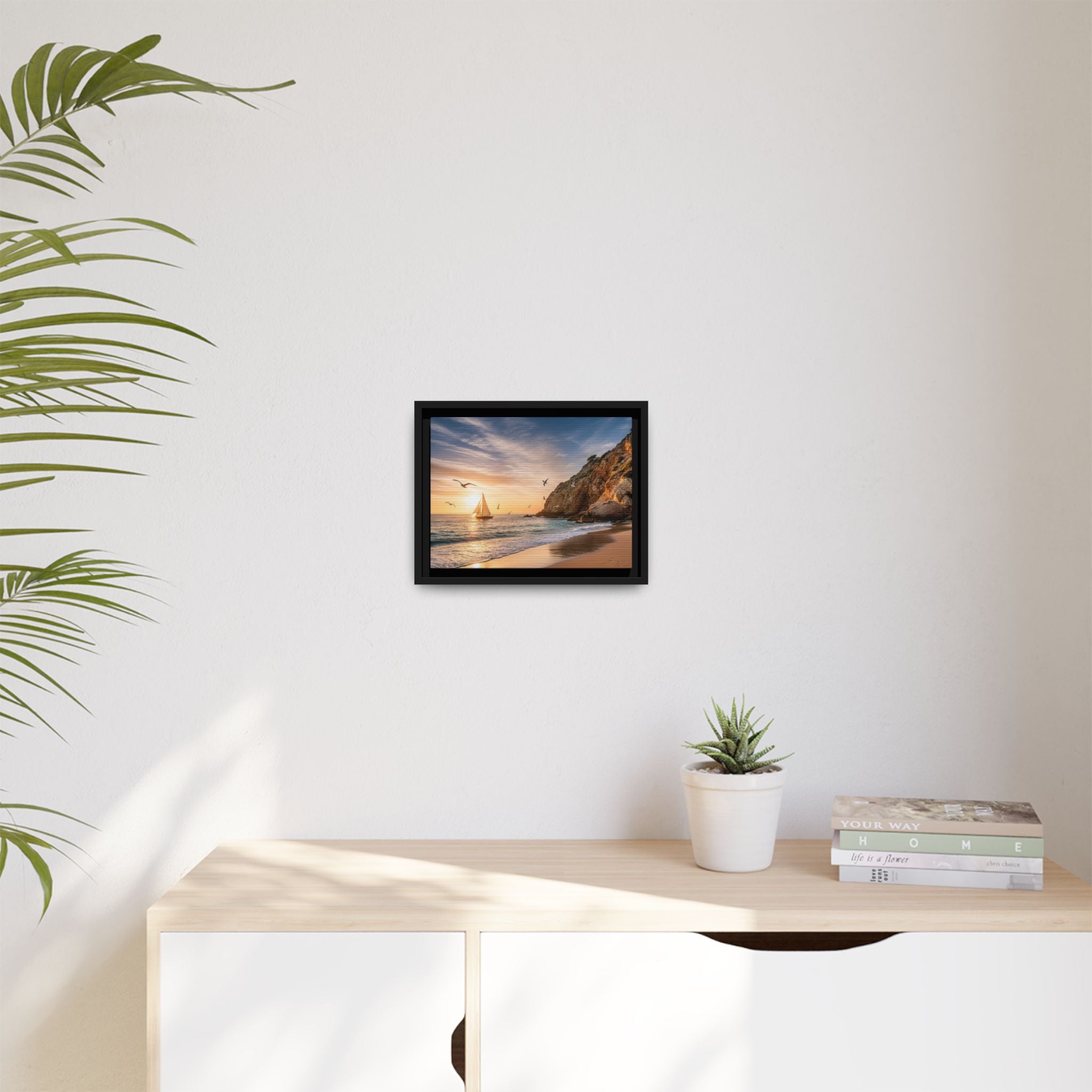 Sunset Sail Beach Landscape - Stunning Image!